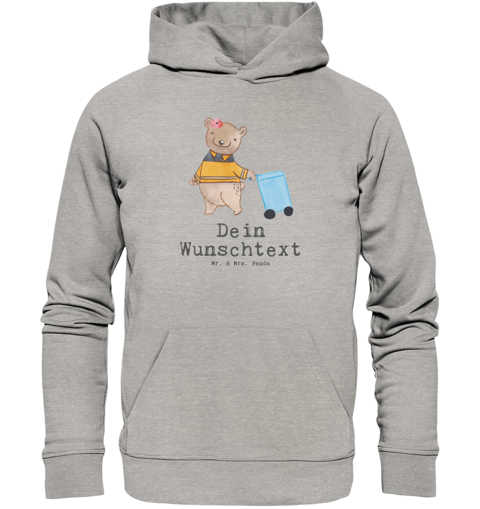 Personalisierter Hoodie Fachkraft - Kreislauf- und Abfallwirtschaft mit Herz