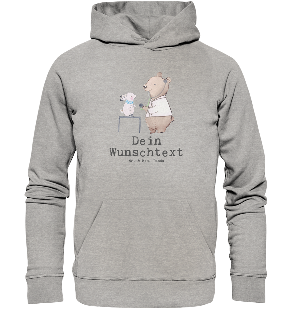 Personalisierter Hoodie Tierarzt mit Herz