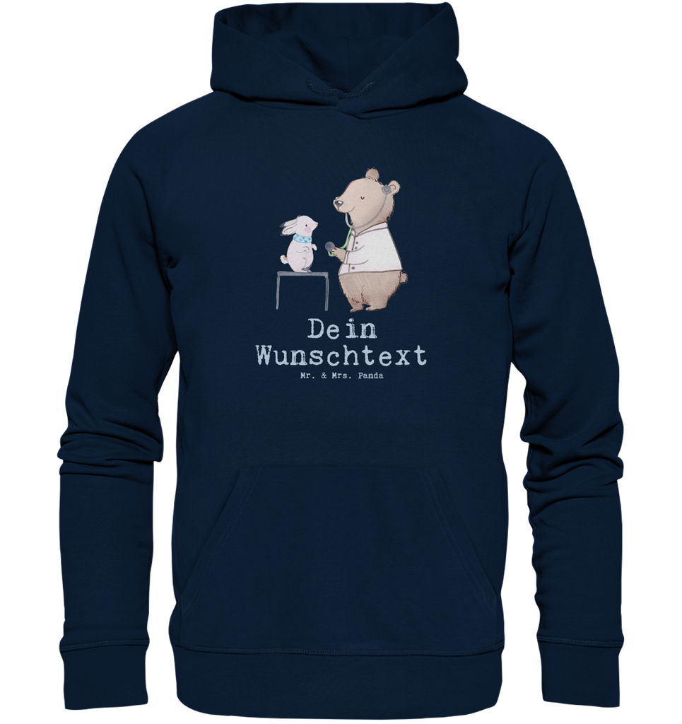Personalisierter Hoodie Tierarzt mit Herz