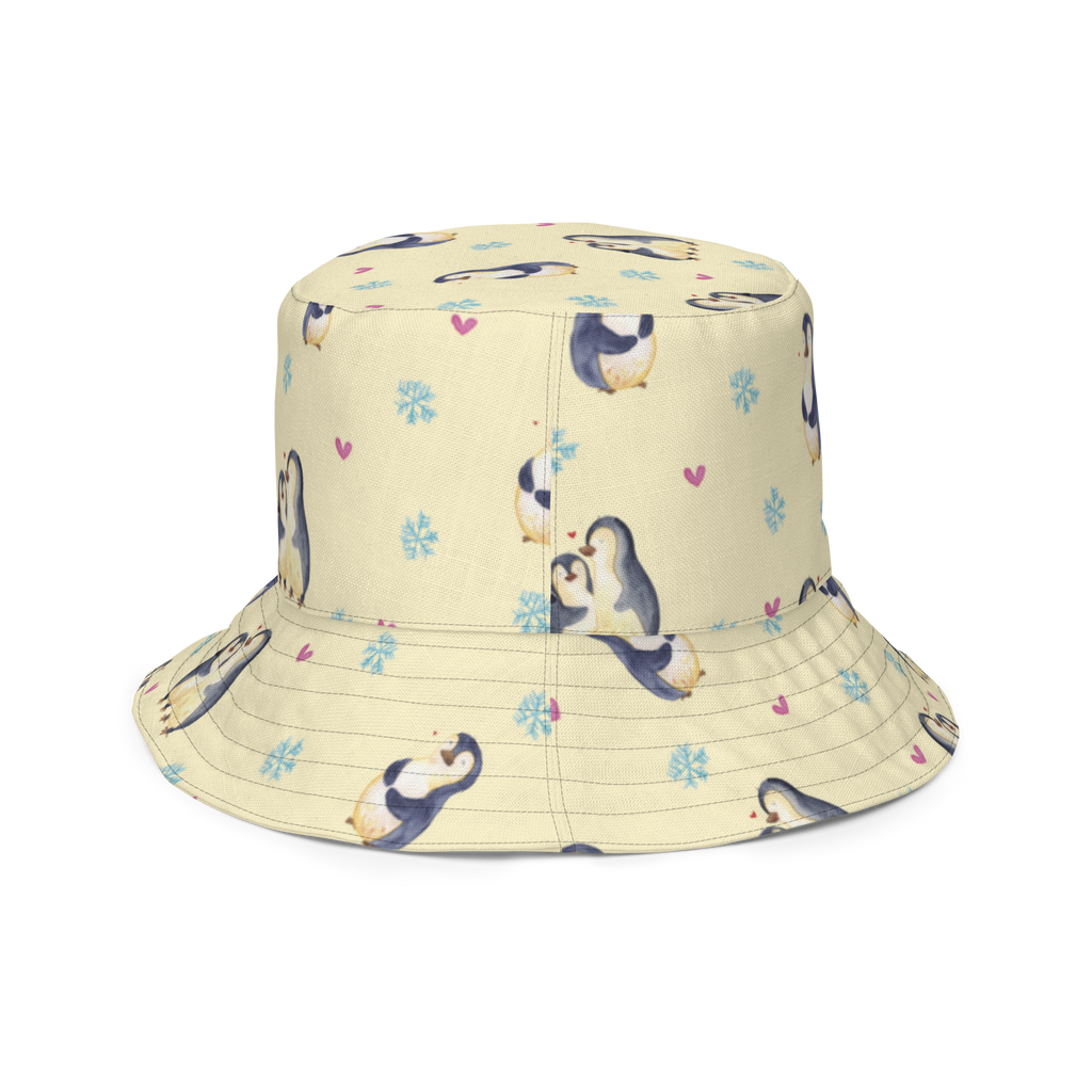 Sonnenhut Pinguin umarmend Sonnenhut, Sommerhut, Fischerhut, Anglerhut, Wendehut, Wendecap, Wendemütze, Sonnenmütze, zweifarbiger Hut, Strandhut, Freizeithut, Outdoorhut, Pinguin, Liebe, Liebespaar, Liebesbeweis, Liebesgeschenk, Verlobung, Jahrestag, Hochzeitstag, Hochzeit, Hochzeitsgeschenk