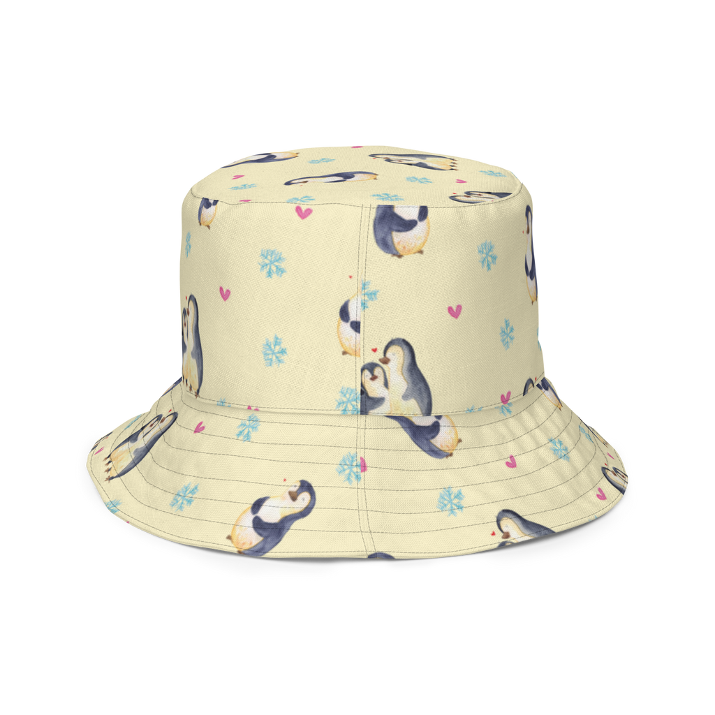 Sonnenhut Pinguin umarmend Sonnenhut, Sommerhut, Fischerhut, Anglerhut, Wendehut, Wendecap, Wendemütze, Sonnenmütze, zweifarbiger Hut, Strandhut, Freizeithut, Outdoorhut, Pinguin, Liebe, Liebespaar, Liebesbeweis, Liebesgeschenk, Verlobung, Jahrestag, Hochzeitstag, Hochzeit, Hochzeitsgeschenk