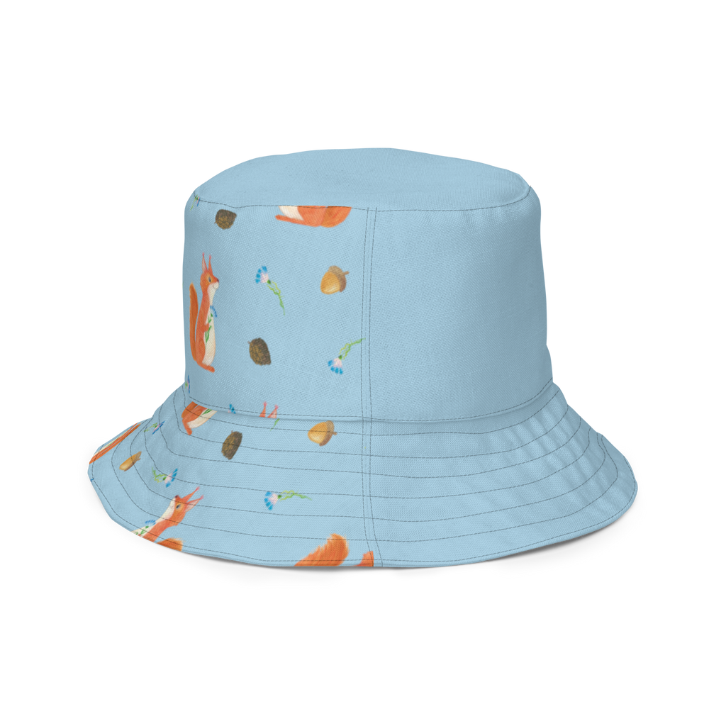 Sonnenhut Eichhörnchen Blume Sonnenhut, Sommerhut, Fischerhut, Anglerhut, Wendehut, Wendecap, Wendemütze, Sonnenmütze, zweifarbiger Hut, Strandhut, Freizeithut, Outdoorhut, Tiermotive, Gute Laune, lustige Sprüche, Tiere, Eichhörnchen, Eichhorn, Spruch positiv, Lachen, Spaß, Motivation Sprüche, Motivation Bilder, glücklich Spruch, Spruch Deko