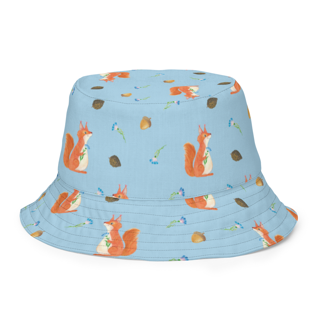 Sonnenhut Eichhörnchen Blume Sonnenhut, Sommerhut, Fischerhut, Anglerhut, Wendehut, Wendecap, Wendemütze, Sonnenmütze, zweifarbiger Hut, Strandhut, Freizeithut, Outdoorhut, Tiermotive, Gute Laune, lustige Sprüche, Tiere, Eichhörnchen, Eichhorn, Spruch positiv, Lachen, Spaß, Motivation Sprüche, Motivation Bilder, glücklich Spruch, Spruch Deko