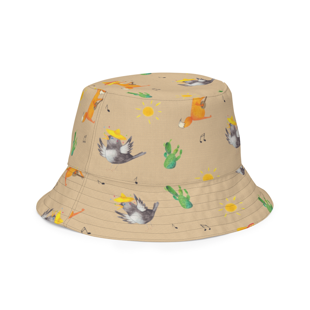 Sonnenhut Rabe mit Sombrero Sonnenhut, Sommerhut, Fischerhut, Anglerhut, Wendehut, Wendecap, Wendemütze, Sonnenmütze, zweifarbiger Hut, Strandhut, Freizeithut, Outdoorhut, Tiermotive, Gute Laune, lustige Sprüche, Tiere, Rabe, Vogel, Vögel, Spruch positiv, fröhlich sein, glücklich sein, Glück Spruch, froh, Elster, Motivation