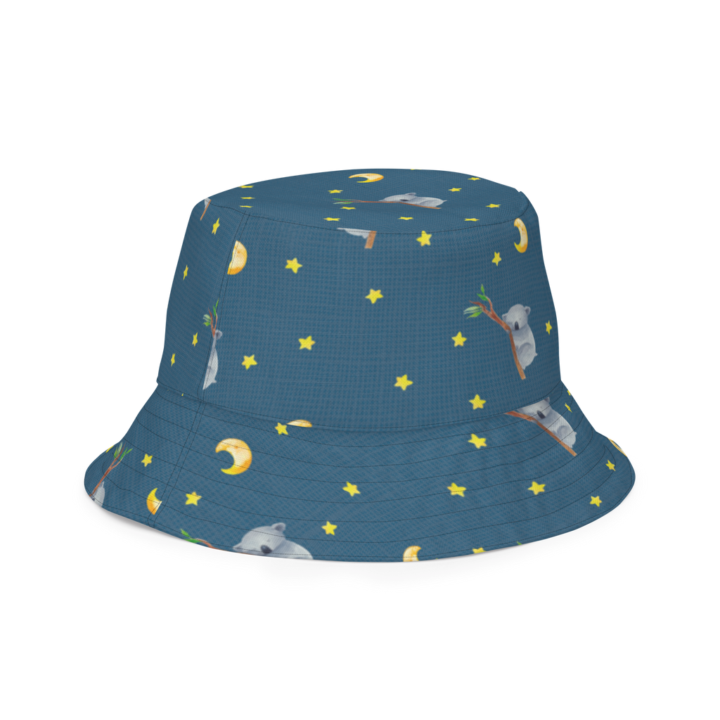 Sonnenhut Koalabär Sonnenhut, Sommerhut, Fischerhut, Anglerhut, Wendehut, Wendecap, Wendemütze, Sonnenmütze, zweifarbiger Hut, Strandhut, Freizeithut, Outdoorhut, Tiermotive, Gute Laune, lustige Sprüche, Tiere, Koala, träumen, Traum, schlafen, Schlafzimmer, Traumland, Bär, Koalabär