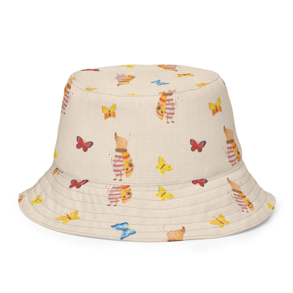 Sonnenhut Nachtfalter mit Fähnchen Sonnenhut, Sommerhut, Fischerhut, Anglerhut, Wendehut, Wendecap, Wendemütze, Sonnenmütze, zweifarbiger Hut, Strandhut, Freizeithut, Outdoorhut, Tiermotive, Gute Laune, lustige Sprüche, Tiere, Nachtfalter, Käfer, Spruch lustig, Spruch witzig, süß, niedlich, Küche Deko, Was kostet die Welt