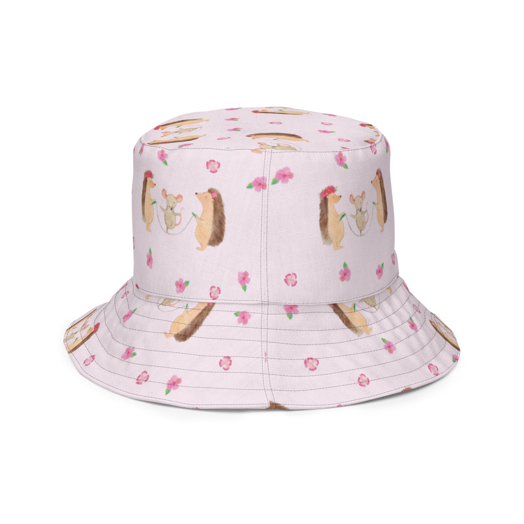 Sonnenhut Igel Seilhüpfen Sonnenhut, Sommerhut, Fischerhut, Anglerhut, Wendehut, Wendecap, Wendemütze, Sonnenmütze, zweifarbiger Hut, Strandhut, Freizeithut, Outdoorhut, Tiermotive, Gute Laune, lustige Sprüche, Tiere, Igel, Maus, Seilspringen, Seilhüpfen, Kinder, Kindergarten