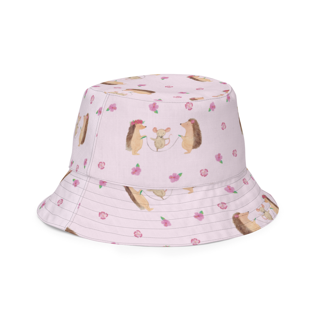 Sonnenhut Igel Seilhüpfen Sonnenhut, Sommerhut, Fischerhut, Anglerhut, Wendehut, Wendecap, Wendemütze, Sonnenmütze, zweifarbiger Hut, Strandhut, Freizeithut, Outdoorhut, Tiermotive, Gute Laune, lustige Sprüche, Tiere, Igel, Maus, Seilspringen, Seilhüpfen, Kinder, Kindergarten