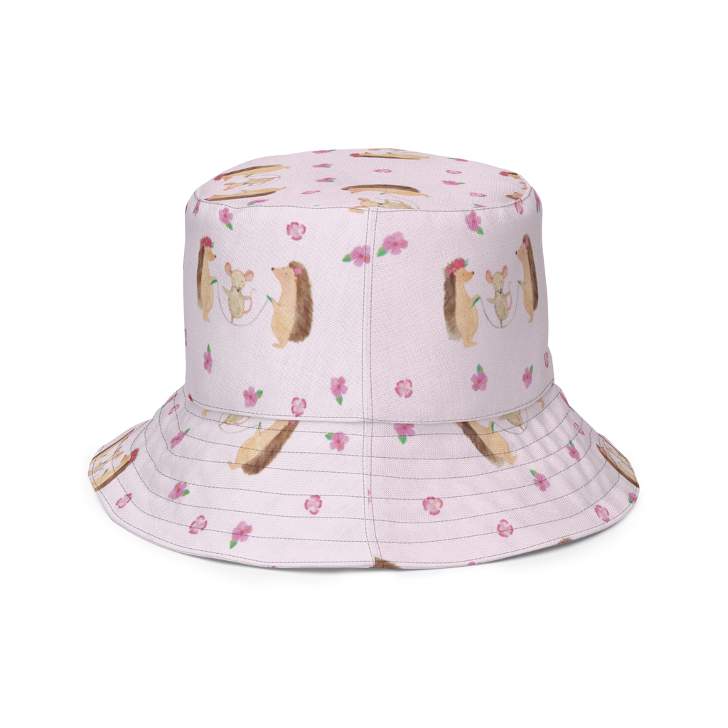 Sonnenhut Igel Seilhüpfen Sonnenhut, Sommerhut, Fischerhut, Anglerhut, Wendehut, Wendecap, Wendemütze, Sonnenmütze, zweifarbiger Hut, Strandhut, Freizeithut, Outdoorhut, Tiermotive, Gute Laune, lustige Sprüche, Tiere, Igel, Maus, Seilspringen, Seilhüpfen, Kinder, Kindergarten