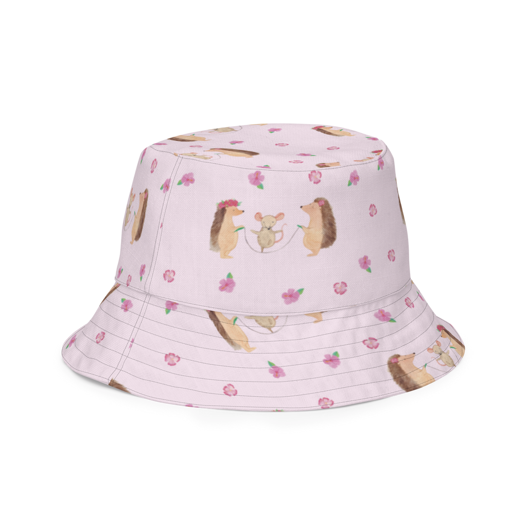 Sonnenhut Igel Seilhüpfen Sonnenhut, Sommerhut, Fischerhut, Anglerhut, Wendehut, Wendecap, Wendemütze, Sonnenmütze, zweifarbiger Hut, Strandhut, Freizeithut, Outdoorhut, Tiermotive, Gute Laune, lustige Sprüche, Tiere, Igel, Maus, Seilspringen, Seilhüpfen, Kinder, Kindergarten