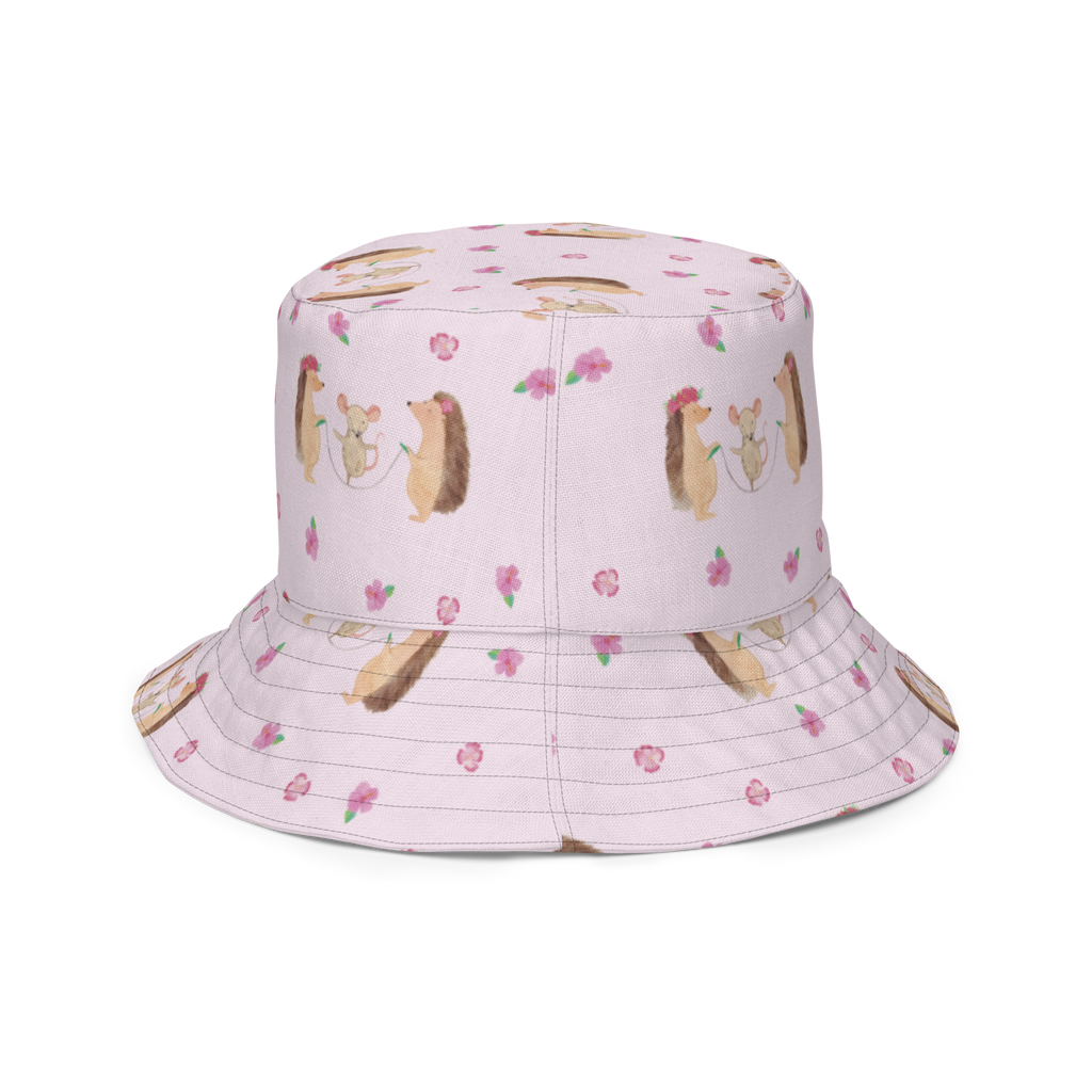 Sonnenhut Igel Seilhüpfen Sonnenhut, Sommerhut, Fischerhut, Anglerhut, Wendehut, Wendecap, Wendemütze, Sonnenmütze, zweifarbiger Hut, Strandhut, Freizeithut, Outdoorhut, Tiermotive, Gute Laune, lustige Sprüche, Tiere, Igel, Maus, Seilspringen, Seilhüpfen, Kinder, Kindergarten