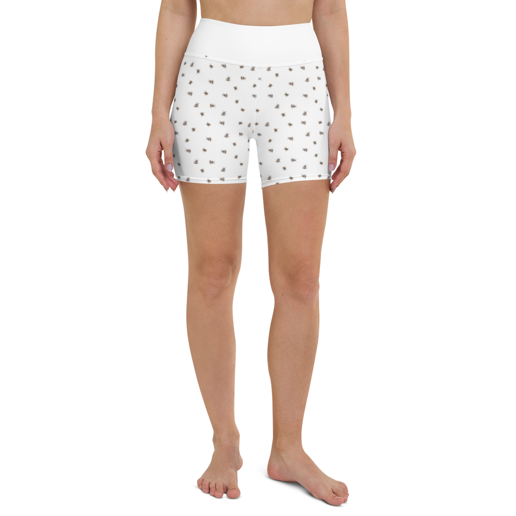 Yoga Shorts Hummel flauschig Yoga Shorts, Yogashorts, Sporthose, Sportshorts, Fitnesshose, Sportshorts Damen, Yoga Shorts Damen, Yogabekleidung, Sportbekleidung, Tiermotive, Gute Laune, lustige Sprüche, Tiere, Hummel, Flauschig, Biene, Blume, Natur