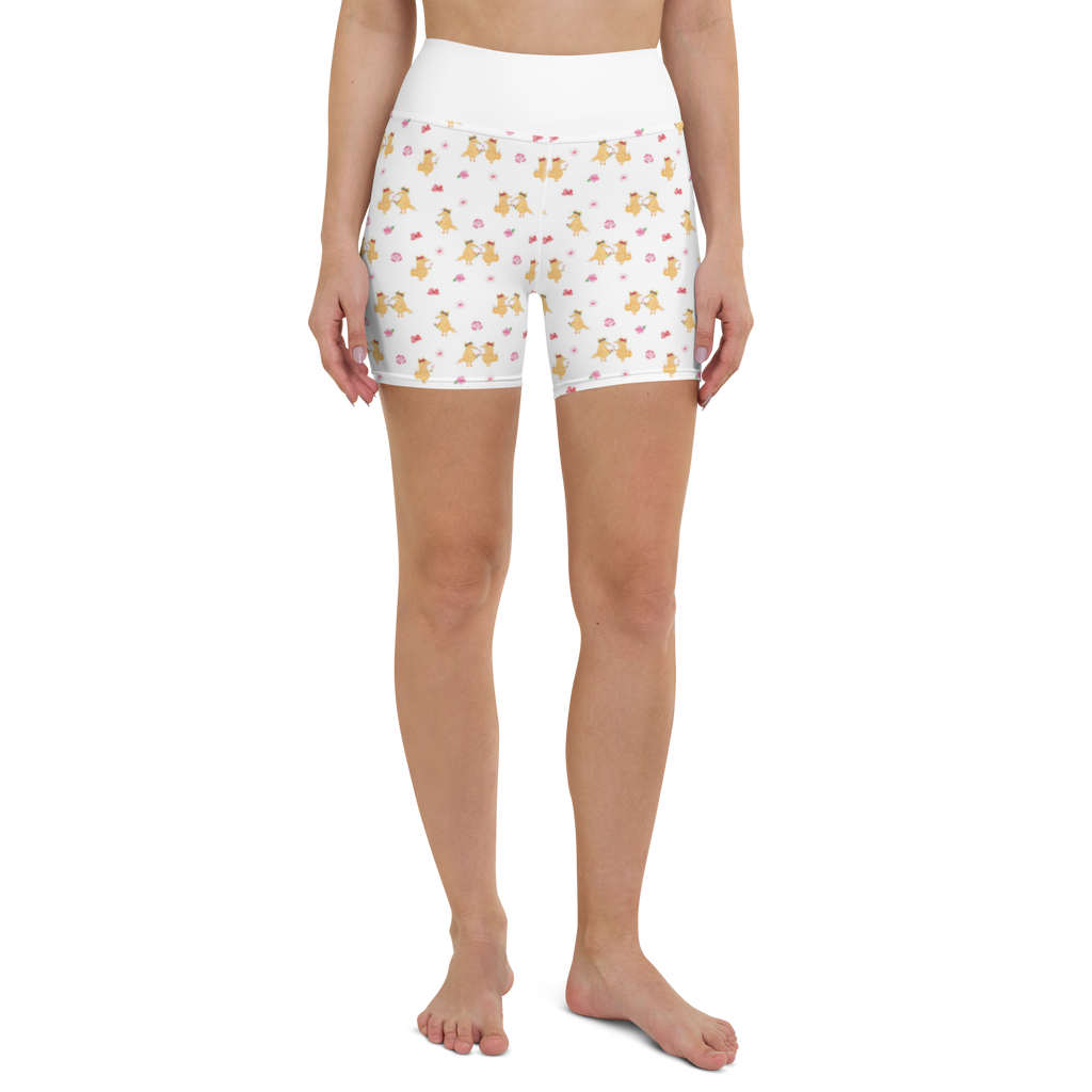 Yoga Shorts Fuchs Blumenliebe Yoga Shorts, Yogashorts, Sporthose, Sportshorts, Fitnesshose, Sportshorts Damen, Yoga Shorts Damen, Yogabekleidung, Sportbekleidung, Fuchs, Füchse, Fox, Liebe, Freundin, Fuchsmädchen, Blumenmädchen, Freundinnen, Liebesbeweis, Blume, Blumen, Motivation, Freude, ich, mich, Selbstliebe