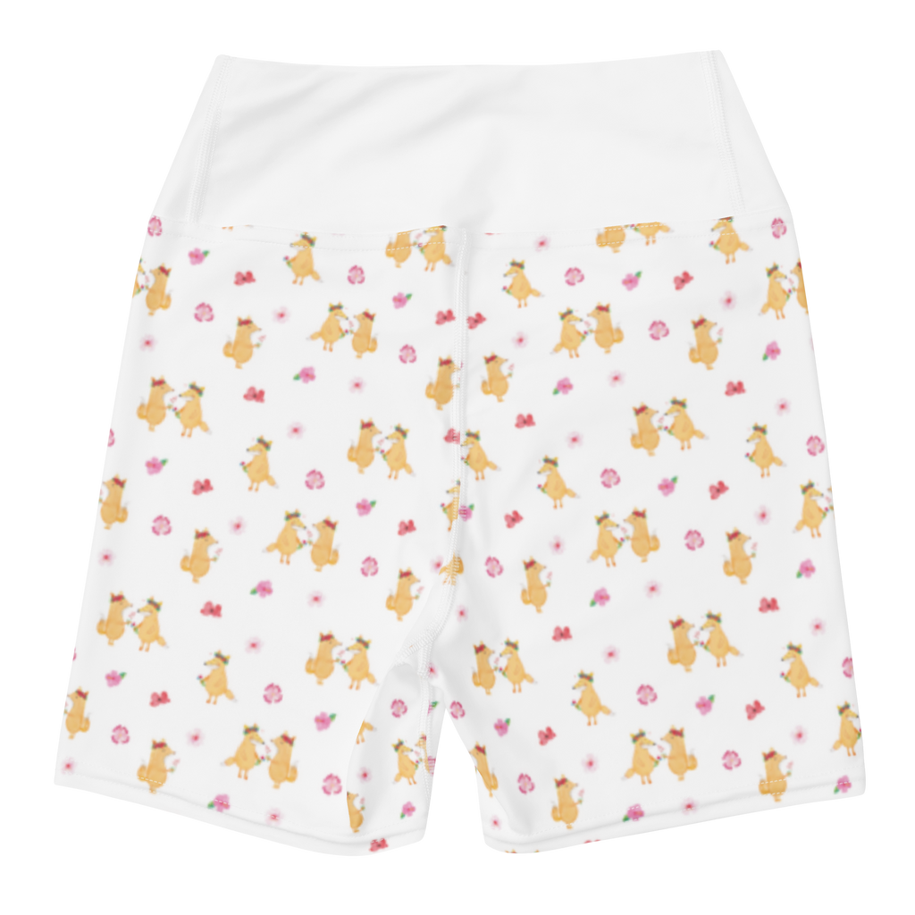 Yoga Shorts Fuchs Blumenliebe Yoga Shorts, Yogashorts, Sporthose, Sportshorts, Fitnesshose, Sportshorts Damen, Yoga Shorts Damen, Yogabekleidung, Sportbekleidung, Fuchs, Füchse, Fox, Liebe, Freundin, Fuchsmädchen, Blumenmädchen, Freundinnen, Liebesbeweis, Blume, Blumen, Motivation, Freude, ich, mich, Selbstliebe