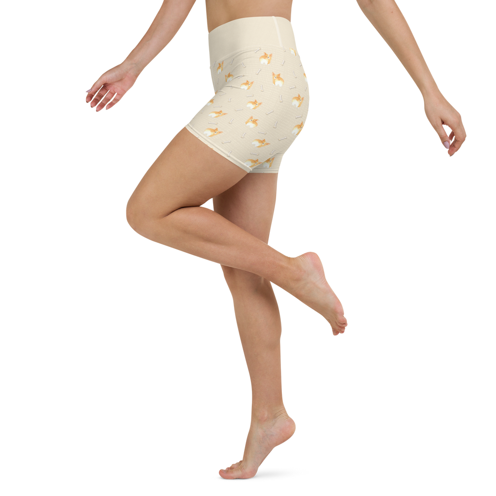 Yoga Shorts Corgie Po Yoga Shorts, Yogashorts, Sporthose, Sportshorts, Fitnesshose, Sportshorts Damen, Yoga Shorts Damen, Yogabekleidung, Sportbekleidung, Hund, Hundemotiv, Haustier, Hunderasse, Tierliebhaber, Hundebesitzer, Sprüche, Corgie, Hundeliebe, Motivation, Selbstliebe, Spruch
