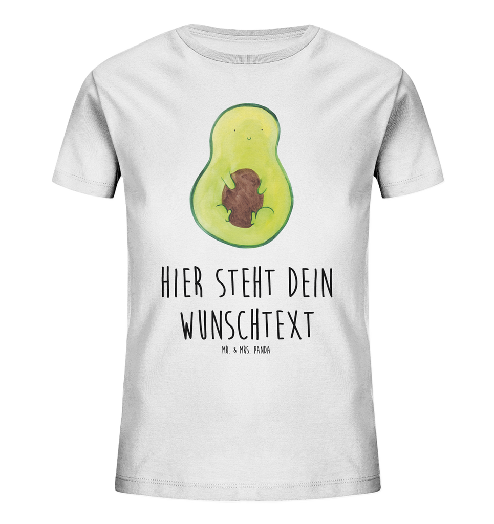 Personalisiertes Kinder T-Shirt Avocado mit Kern