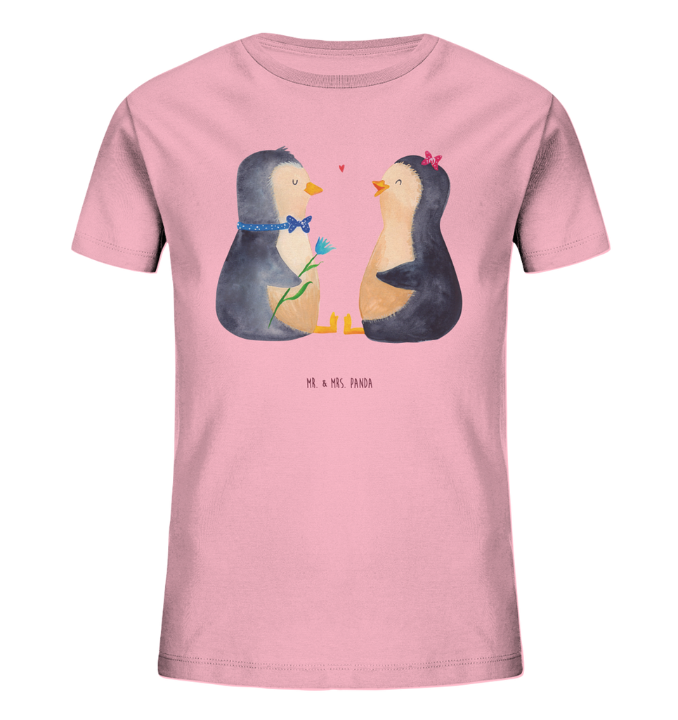 Organic Kinder T-Shirt Pinguin Pärchen
