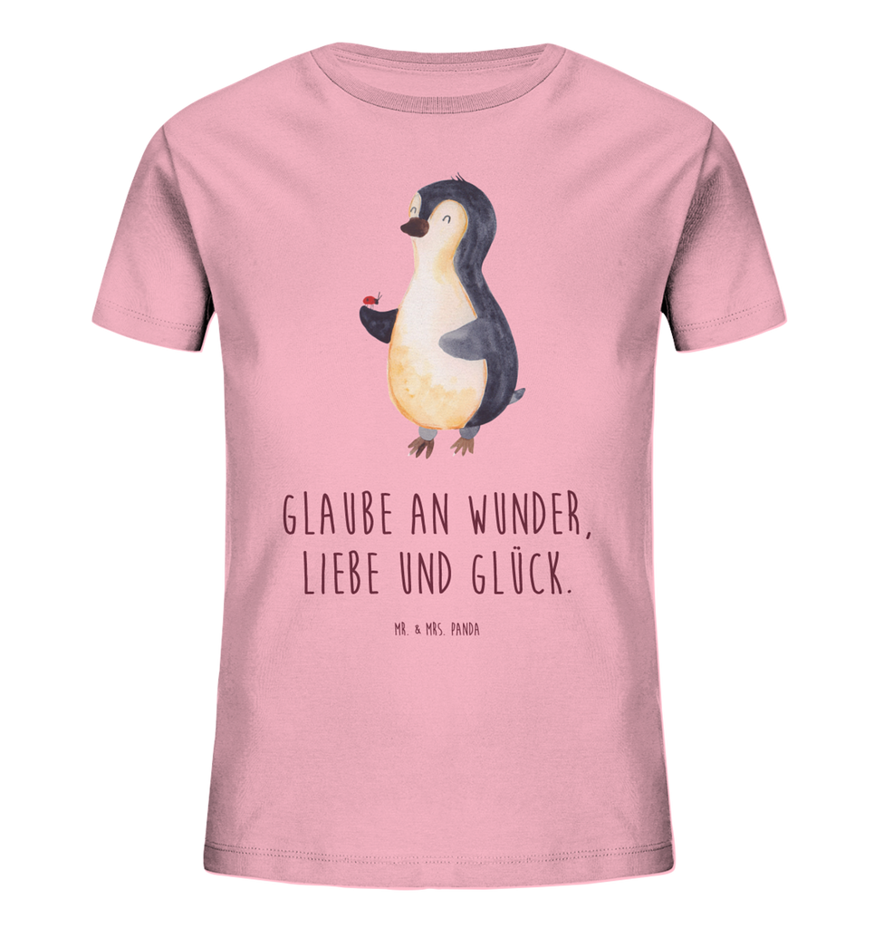 Organic Kinder T-Shirt Pinguin Marienkäfer