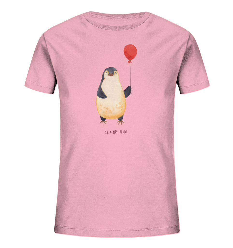 Organic Kinder T-Shirt Pinguin Luftballon