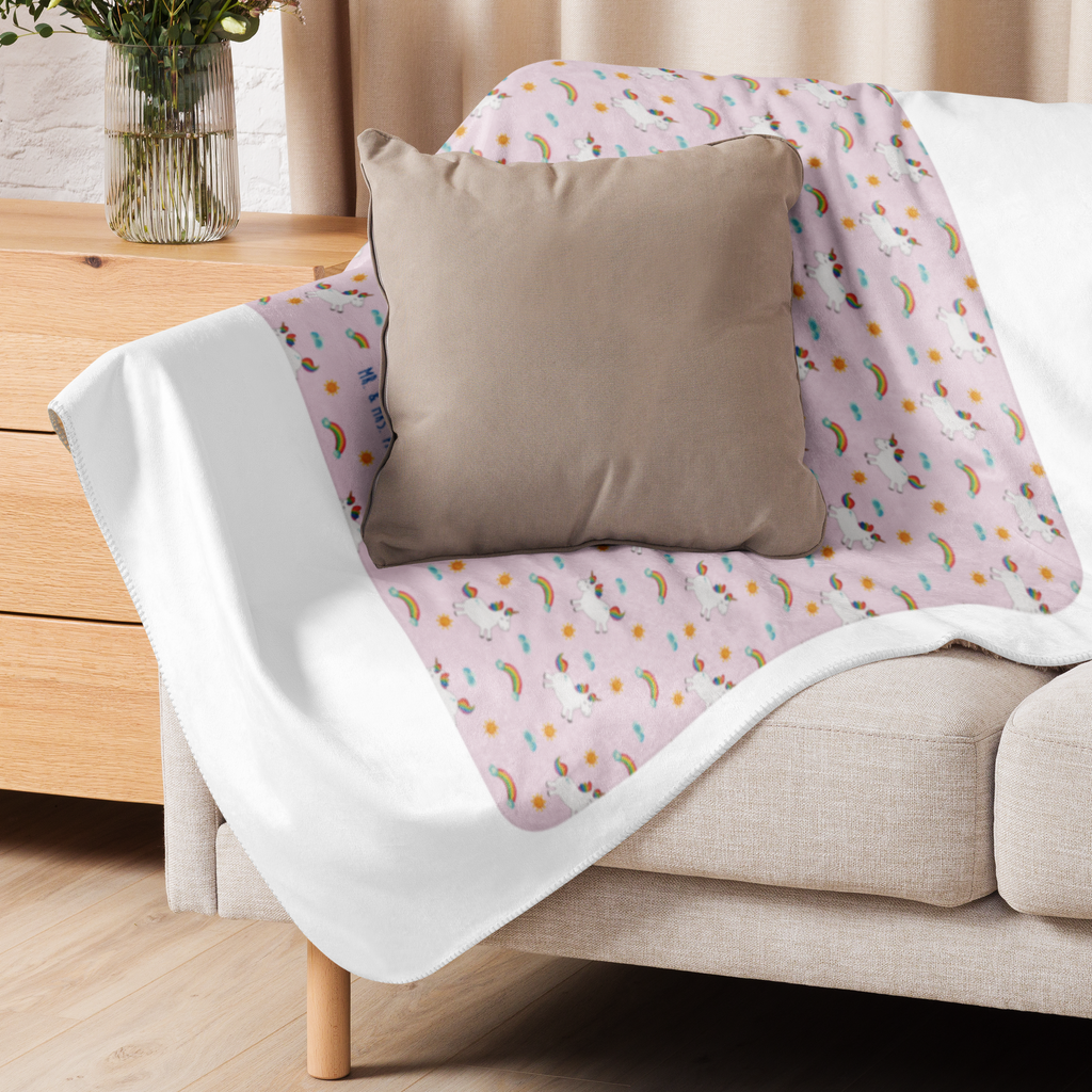 Sherpa Kuscheldecke Einhorn Happy Einhorn, Einhörner, Einhorn Deko, Pegasus, Unicorn, glücklich, fröhlich, Spaß, Freude, Lebensfreude, witzig, spannend, Lächeln, Lachen