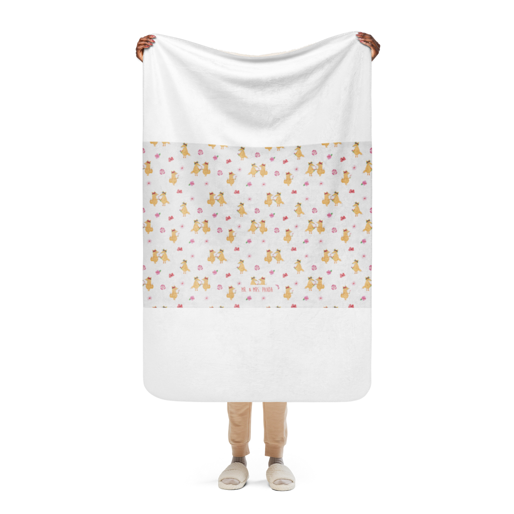 Sherpa Kuscheldecke Fuchs Blumenliebe Fuchs, Füchse, Fox, Liebe, Freundin, Fuchsmädchen, Blumenmädchen, Freundinnen, Liebesbeweis, Blume, Blumen, Motivation, Freude, ich, mich, Selbstliebe