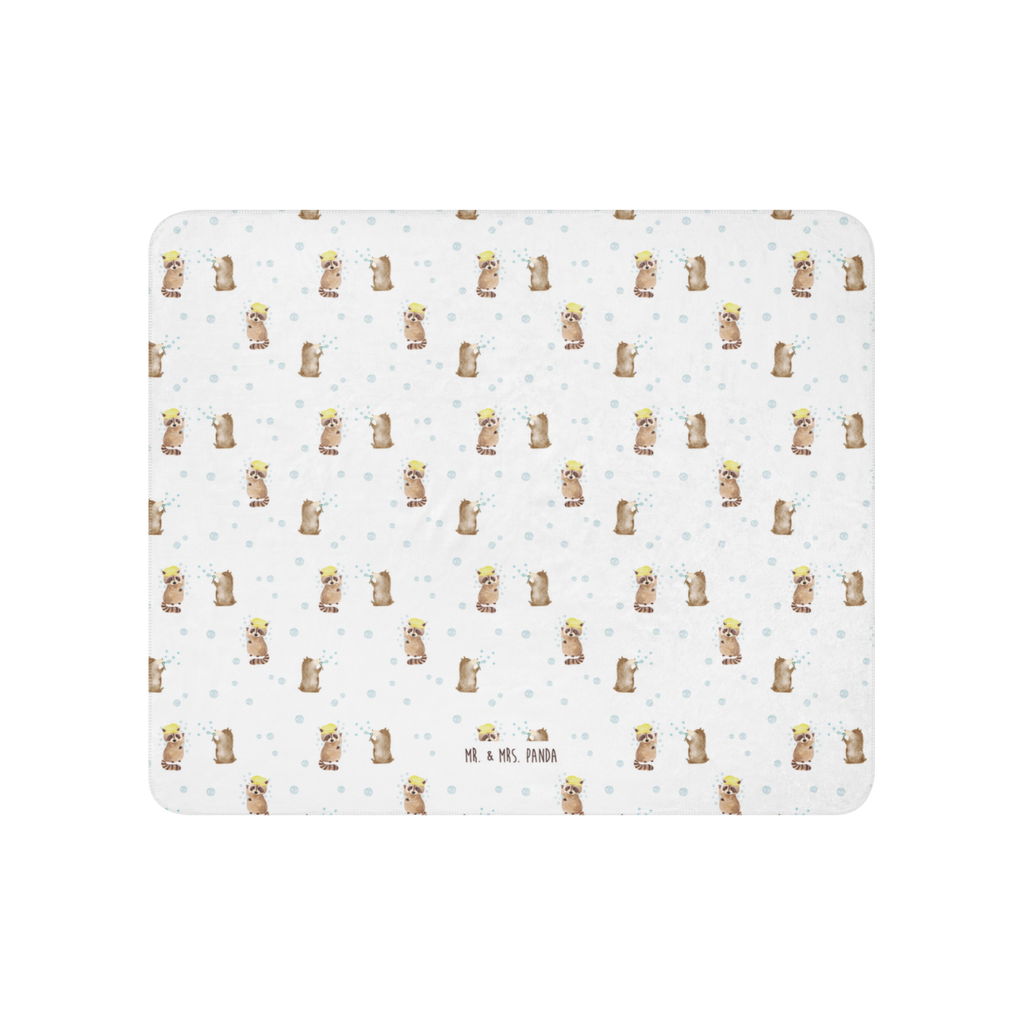 Sherpa Kuscheldecke Waschbär Tiermotive, Gute Laune, lustige Sprüche, Tiere, Waschbär, Tagträumen, Plan, Fröhlich, waschen, Seifenblasen