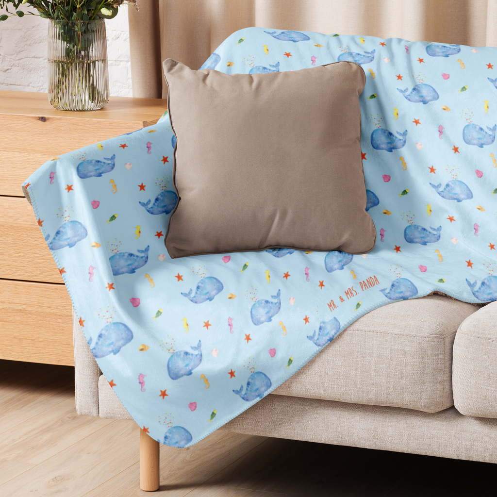 Sherpa Kuscheldecke Wal Konfetti Meerestiere, Meer, Urlaub, Wal, Konfetti, Wale, Motivation, Neuanfang, Trennung, Diät, Abnehmen, Neustart, Lebensabschnitt, Geburtstag