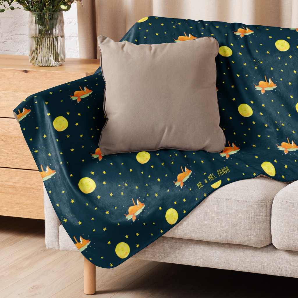 Sherpa Kuscheldecke Fuchs Sterne Fuchs, Füchse, tröstende Worte, Spruch positiv, Spruch schön, Romantik, Always Look on the Bright Side of Life