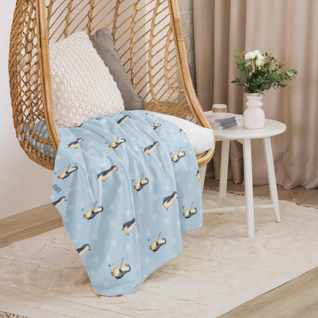 Sherpa Kuscheldecke Pinguin marschierend Pinguin, Pinguine, Frühaufsteher, Langschläfer, Bruder, Schwester, Familie