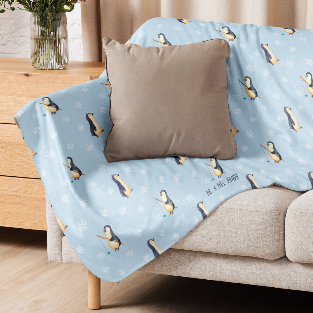 Sherpa Kuscheldecke Pinguin marschierend Pinguin, Pinguine, Frühaufsteher, Langschläfer, Bruder, Schwester, Familie