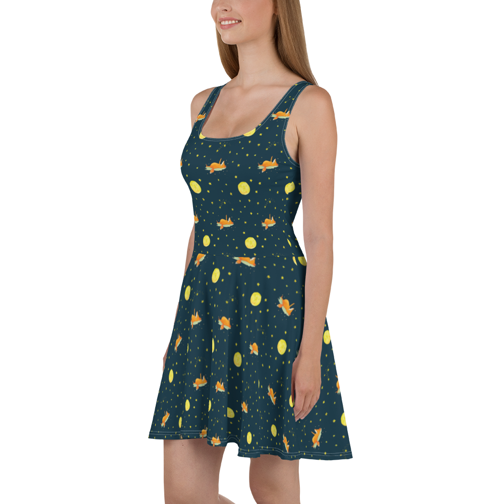 Sommerkleid Fuchs Sterne Sommerkleid, Kleid, Skaterkleid, Fuchs, Füchse, tröstende Worte, Spruch positiv, Spruch schön, Romantik, Always Look on the Bright Side of Life