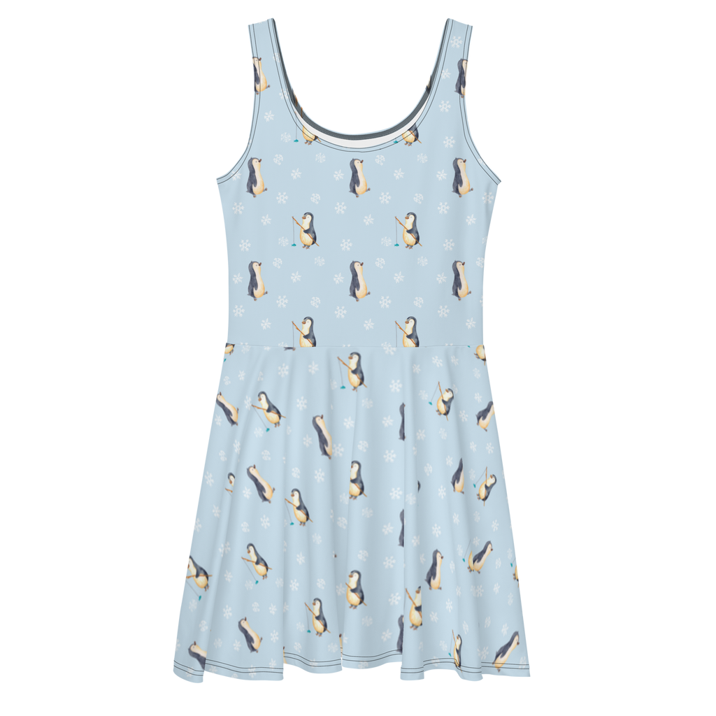 Sommerkleid Pinguin marschierend Sommerkleid, Kleid, Skaterkleid, Pinguin, Pinguine, Frühaufsteher, Langschläfer, Bruder, Schwester, Familie
