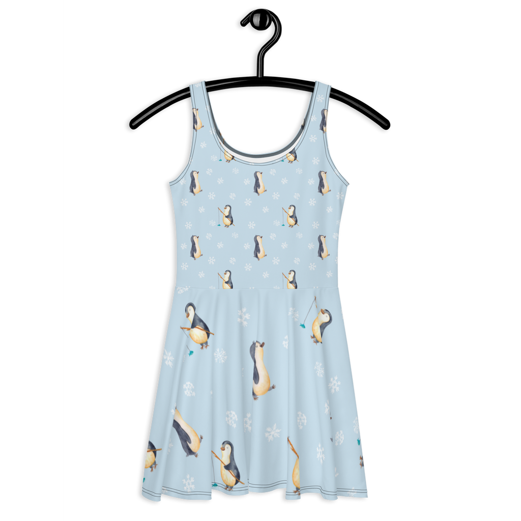 Sommerkleid Pinguin marschierend Sommerkleid, Kleid, Skaterkleid, Pinguin, Pinguine, Frühaufsteher, Langschläfer, Bruder, Schwester, Familie