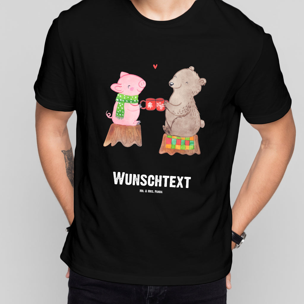 Größe XL Personalisiertes T-Shirt Glühschwein Sause
