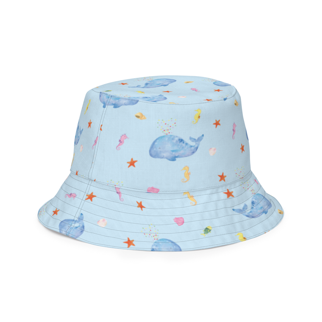 Sonnenhut Wal Konfetti Sonnenhut, Sommerhut, Fischerhut, Anglerhut, Wendehut, Wendecap, Wendemütze, Sonnenmütze, zweifarbiger Hut, Strandhut, Freizeithut, Outdoorhut, Meerestiere, Meer, Urlaub, Wal, Konfetti, Wale, Motivation, Neuanfang, Trennung, Diät, Abnehmen, Neustart, Lebensabschnitt, Geburtstag