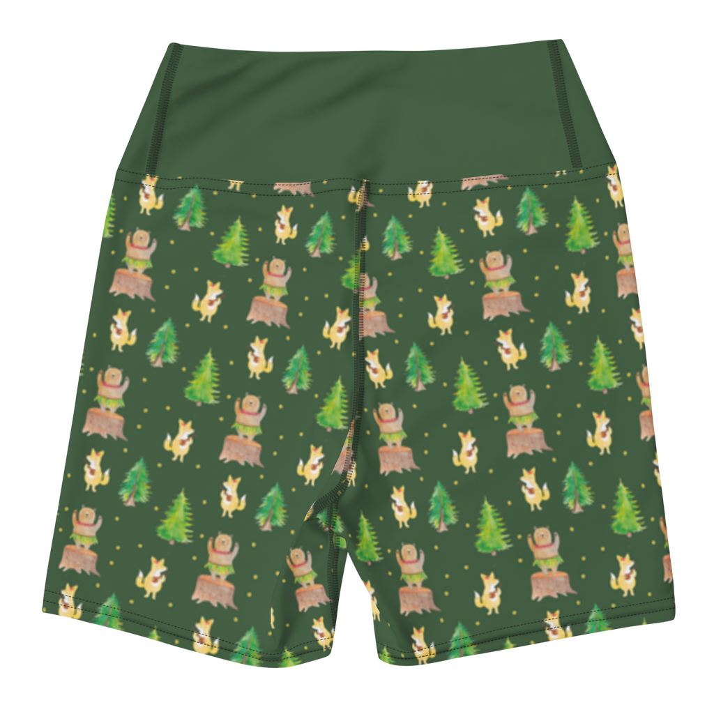 Yoga Shorts Waldtiere Aloha Yoga Shorts, Yogashorts, Sporthose, Sportshorts, Fitnesshose, Sportshorts Damen, Yoga Shorts Damen, Yogabekleidung, Sportbekleidung, Tiermotive, Gute Laune, lustige Sprüche, Tiere, Wald, Waldtiere, Musik, Aloha, Bär, Hase, Igel, Tanzen, Leben, Lachen