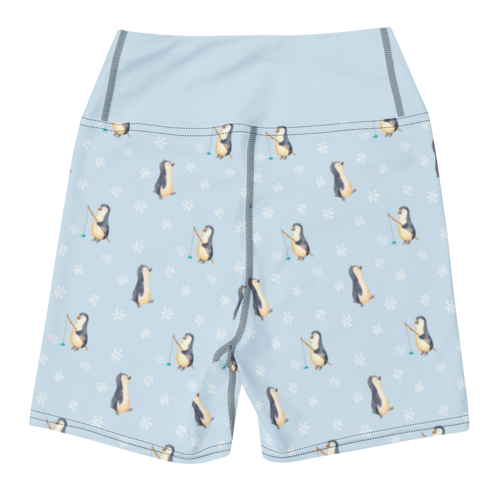 Yoga Shorts Pinguin marschierend Yoga Shorts, Yogashorts, Sporthose, Sportshorts, Fitnesshose, Sportshorts Damen, Yoga Shorts Damen, Yogabekleidung, Sportbekleidung, Pinguin, Pinguine, Frühaufsteher, Langschläfer, Bruder, Schwester, Familie