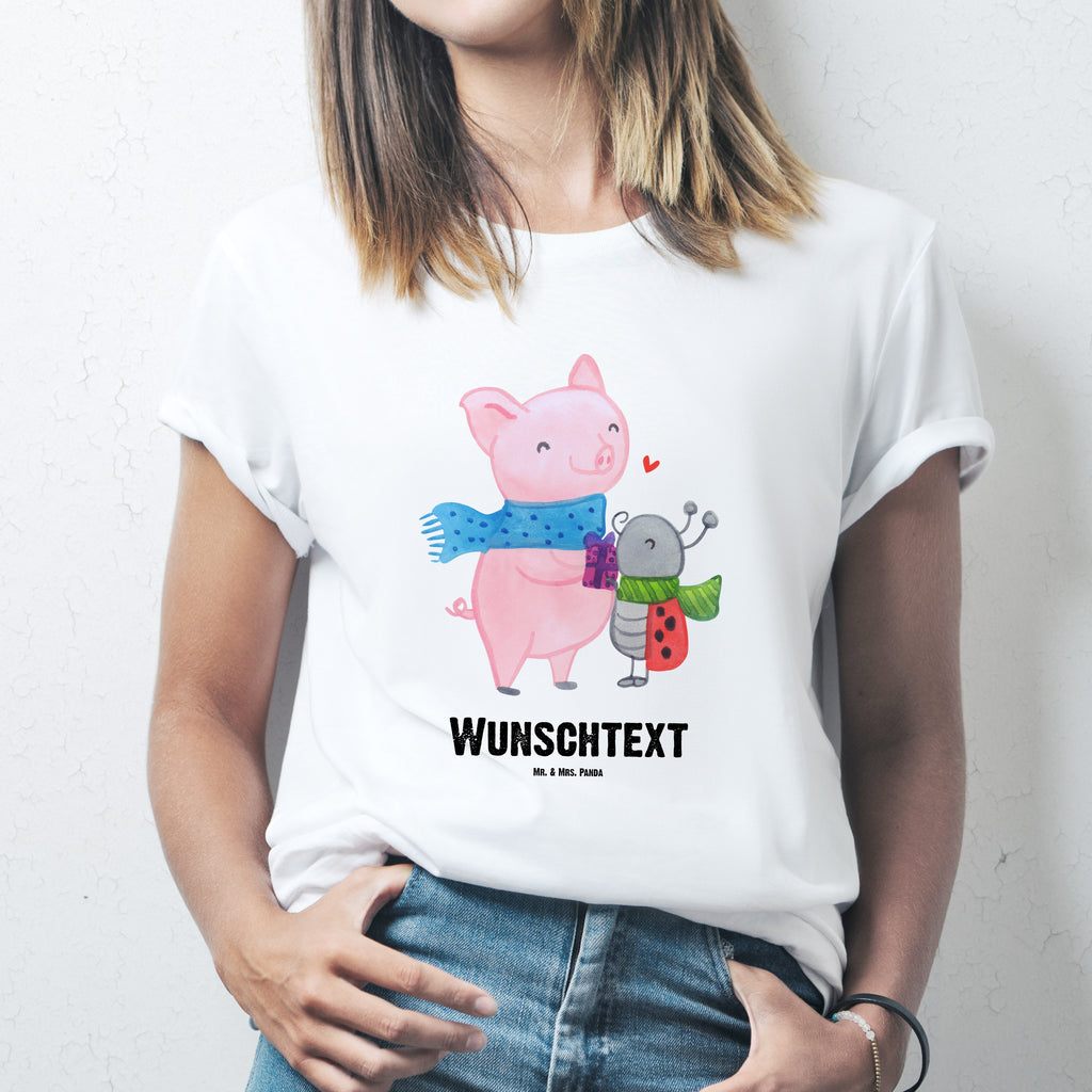 Größe XL Personalisiertes T-Shirt Glühschwein Smörle