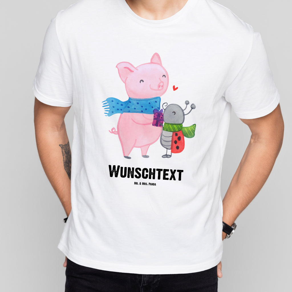 Größe XL Personalisiertes T-Shirt Glühschwein Smörle
