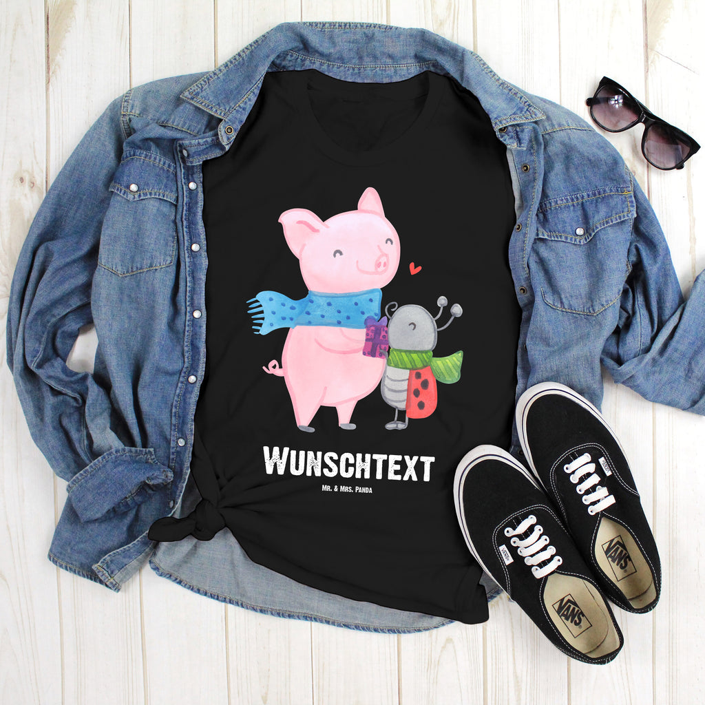Größe XL Personalisiertes T-Shirt Glühschwein Smörle