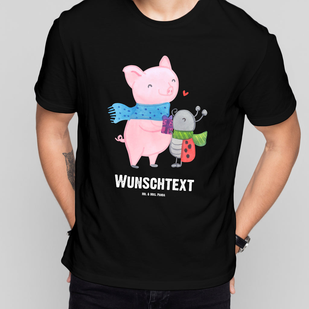 Größe XL Personalisiertes T-Shirt Glühschwein Smörle