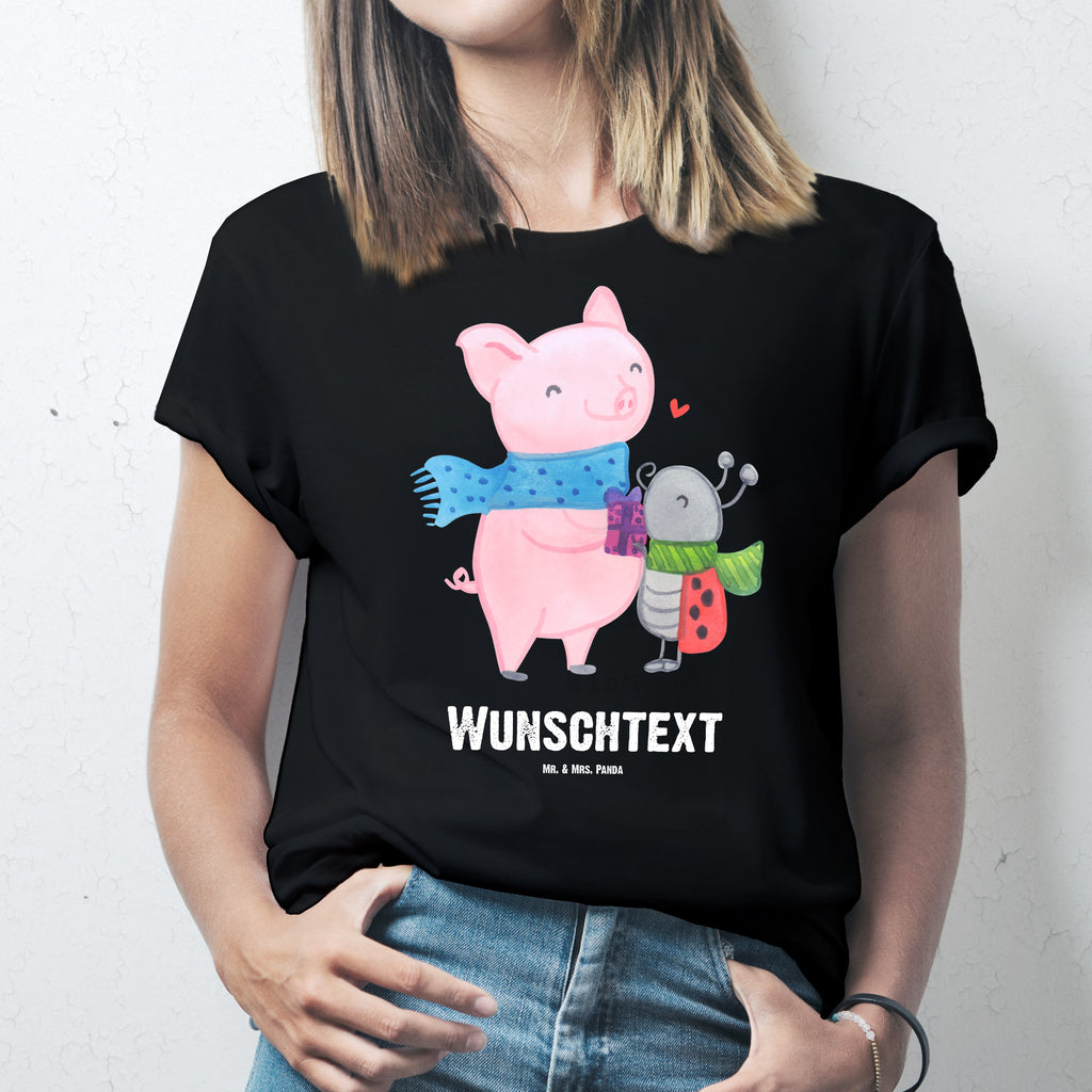 Größe XL Personalisiertes T-Shirt Glühschwein Smörle