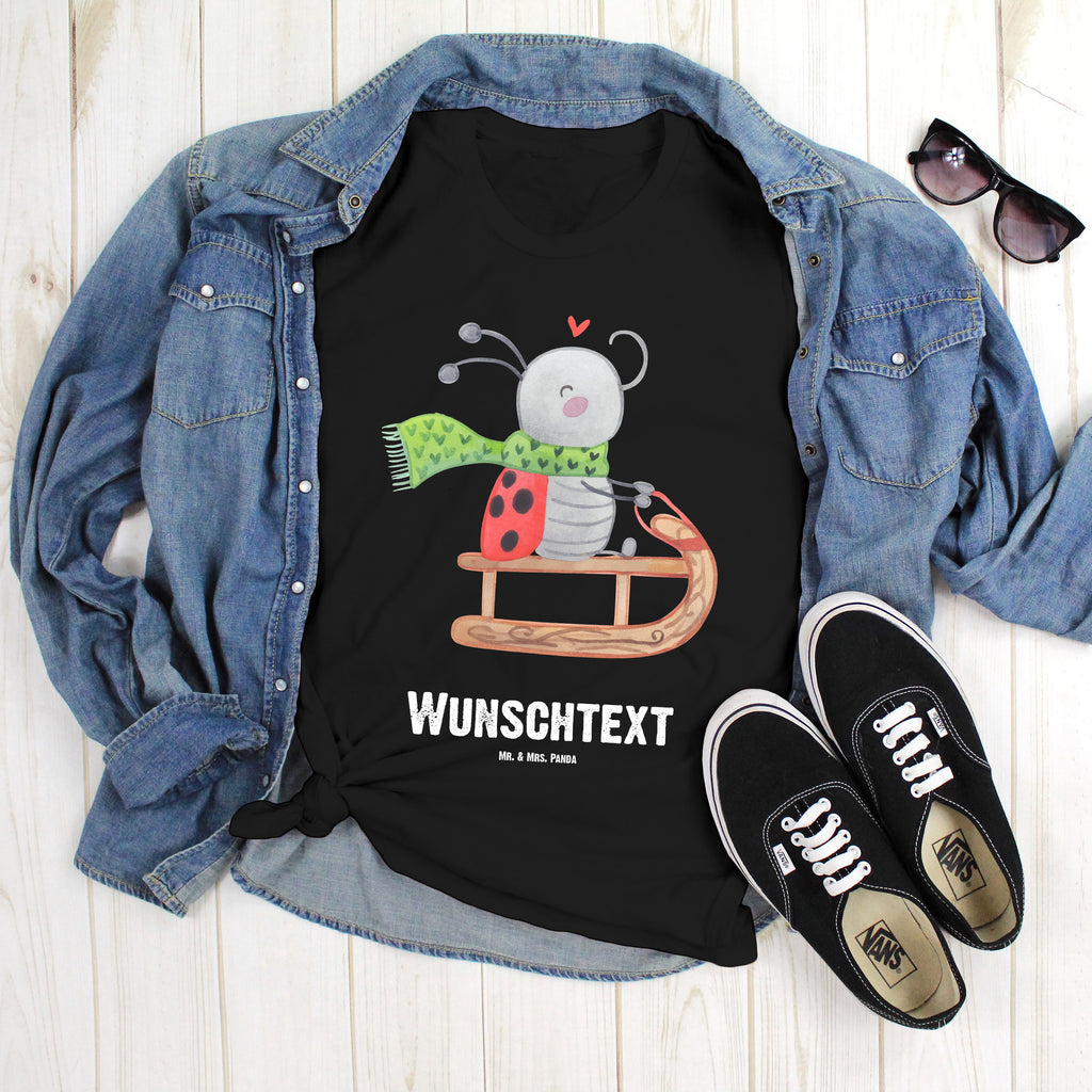 Größe L Personalisiertes T-Shirt Smörle Rodeln