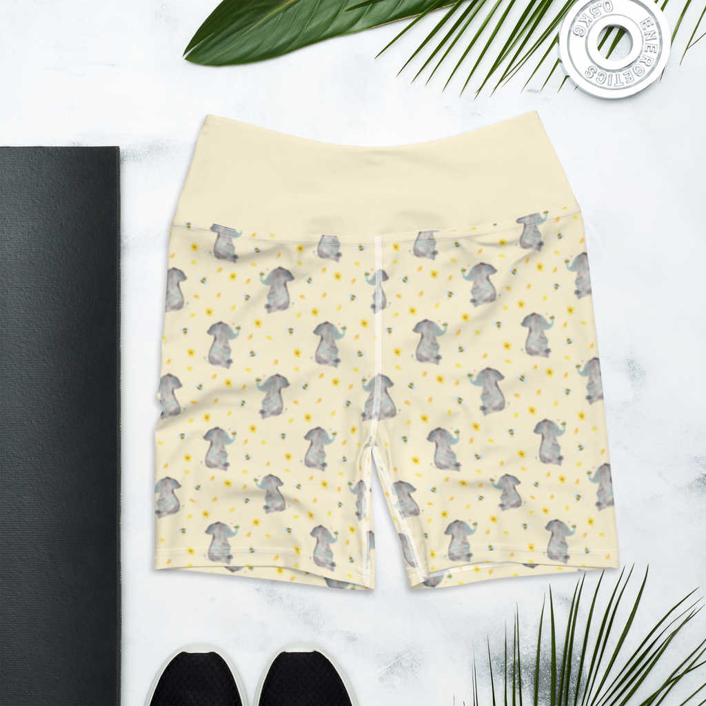 Yoga Shorts Elefant & Biene
