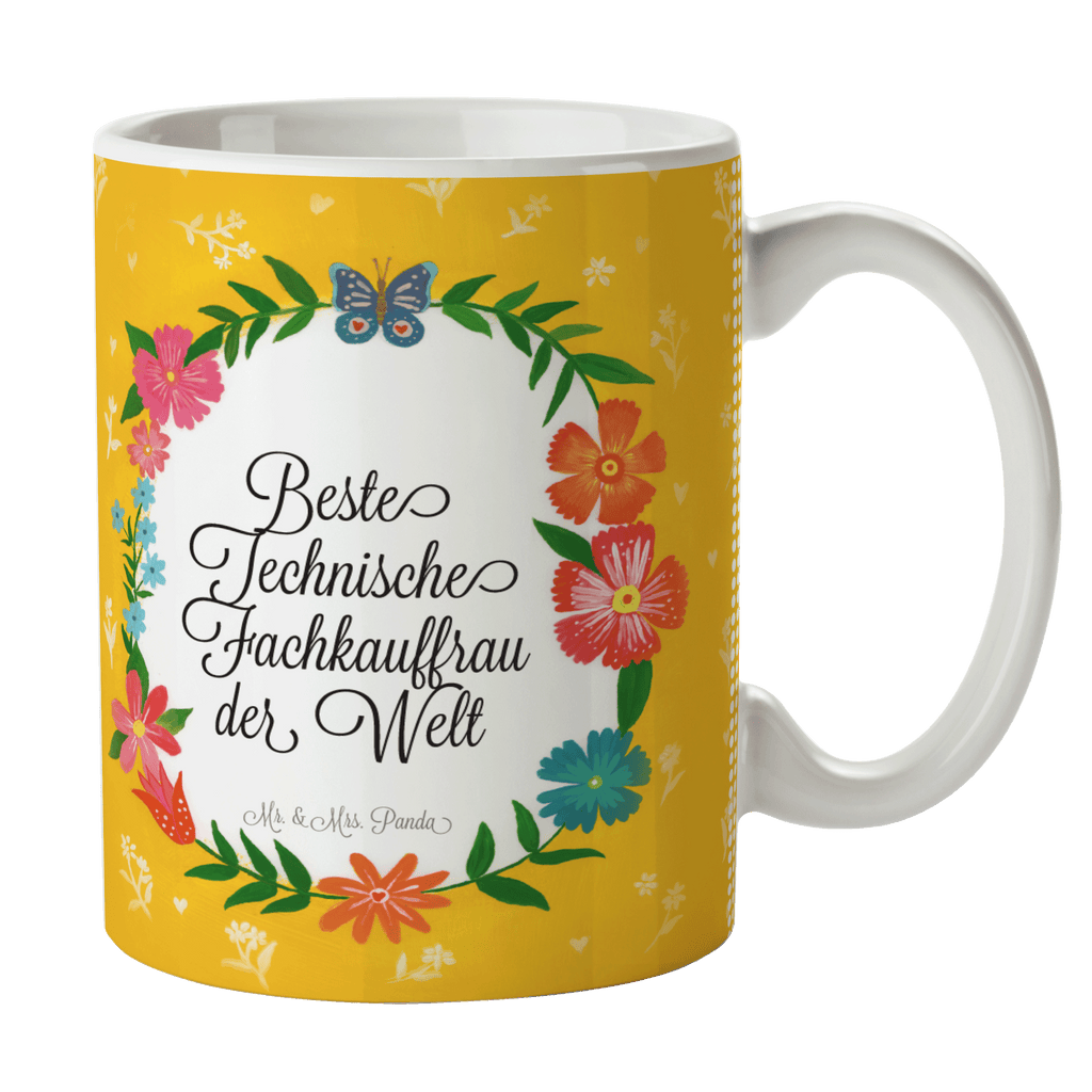 Tasse Design Frame Happy Girls Technische Fachkauffrau Geschenk Becher, Kaffeetasse, Kaffeebecher, Tee, Frühstück, Büro  