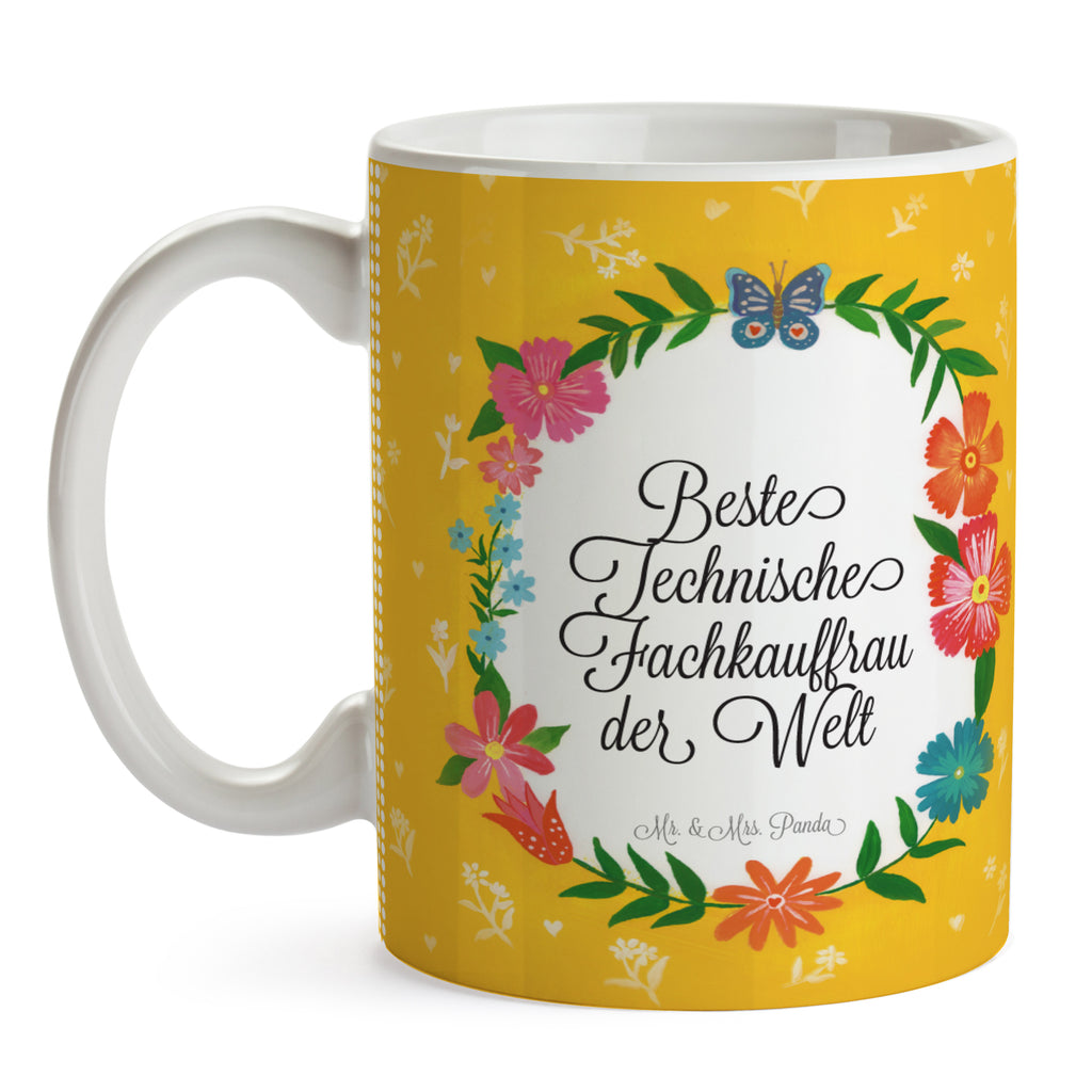 Tasse Design Frame Happy Girls Technische Fachkauffrau Geschenk Becher, Kaffeetasse, Kaffeebecher, Tee, Frühstück, Büro  