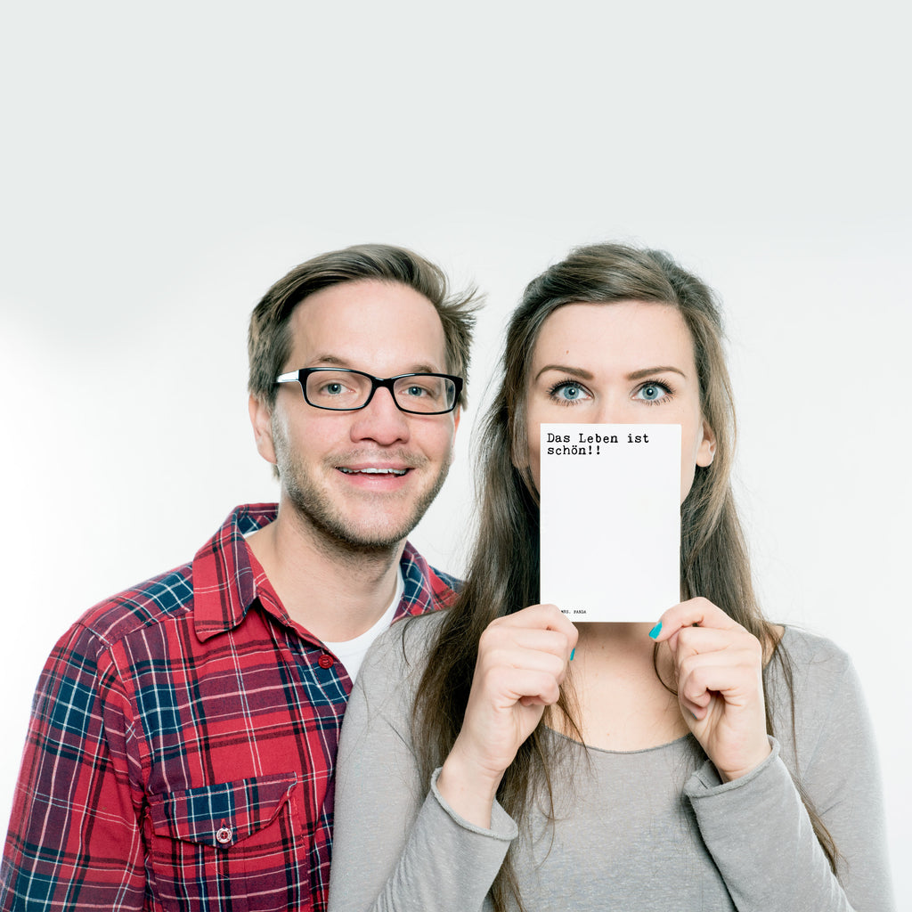 Postkarte Sprüche und Zitate Das Leben ist schön!! Geschenkkarte, Grußkarte, Karte, Einladung, Ansichtskarte, Geburtstagskarte, Einladungskarte, Dankeskarte, Spruch, Sprüche, lustig, Weisheiten, Zitate, Spruch Sprüche Weisheiten Zitate Lustig Weisheit Worte