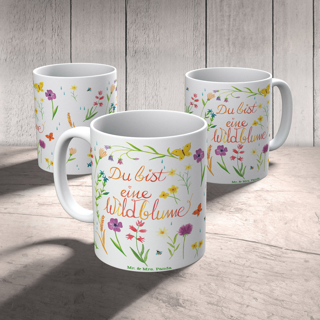 Tasse Du bist eine Wildblume Wildblume, wild, Geschenk Frauen, Geschenk Freundin, Kompliment, Blumen Motiv, Jahrestag, Natur Motiv, Hochzeitstag Becher, Kaffeetasse, Kaffeebecher, Tee, Frühstück, Büro  Blumen Deko, Frühlings Deko, Sommer Deko, Dekoration, positive Botschaft, Naturliebhaber, Outdoor, Natur, Abenteuer