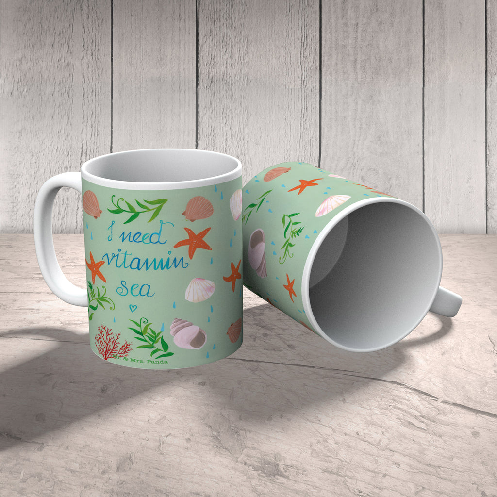 Tasse Vitamin Sea Vitamin Sea, See, Schwimmen Spruch, Schwimmer Geschenk, Strand Urlaub, Wasserratte Geschenk, Urlaub am Meer Becher, Kaffeetasse, Kaffeebecher, Tee, Frühstück, Büro  Blumen Deko, Frühlings Deko, Sommer Deko, Dekoration, positive Botschaft, Naturliebhaber, Outdoor, Natur, Abenteuer