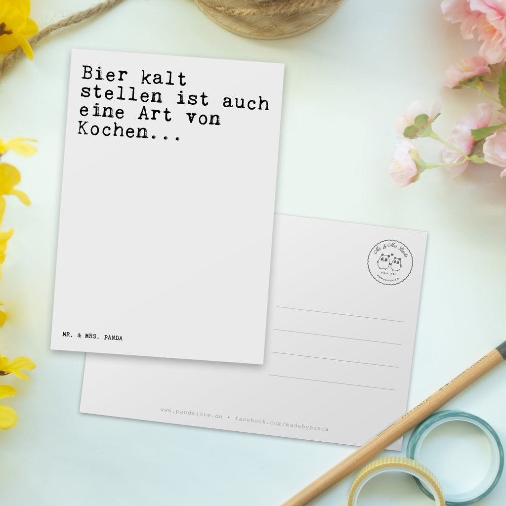 Postkarte Sprüche und Zitate Bier kalt stellen ist auch eine Art von Kochen... Geschenkkarte, Grußkarte, Karte, Einladung, Ansichtskarte, Geburtstagskarte, Einladungskarte, Dankeskarte, Spruch, Sprüche, lustig, Weisheiten, Zitate, Spruch Sprüche Weisheiten Zitate Lustig Weisheit Worte